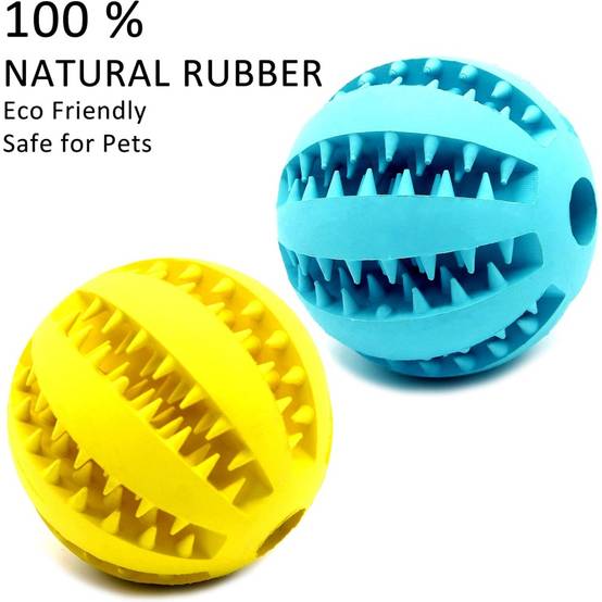 Jouet distributeur croquettes pour chien - 2 boules interactives - Stimulation mentale - Indestructible - Living123 - Image 5