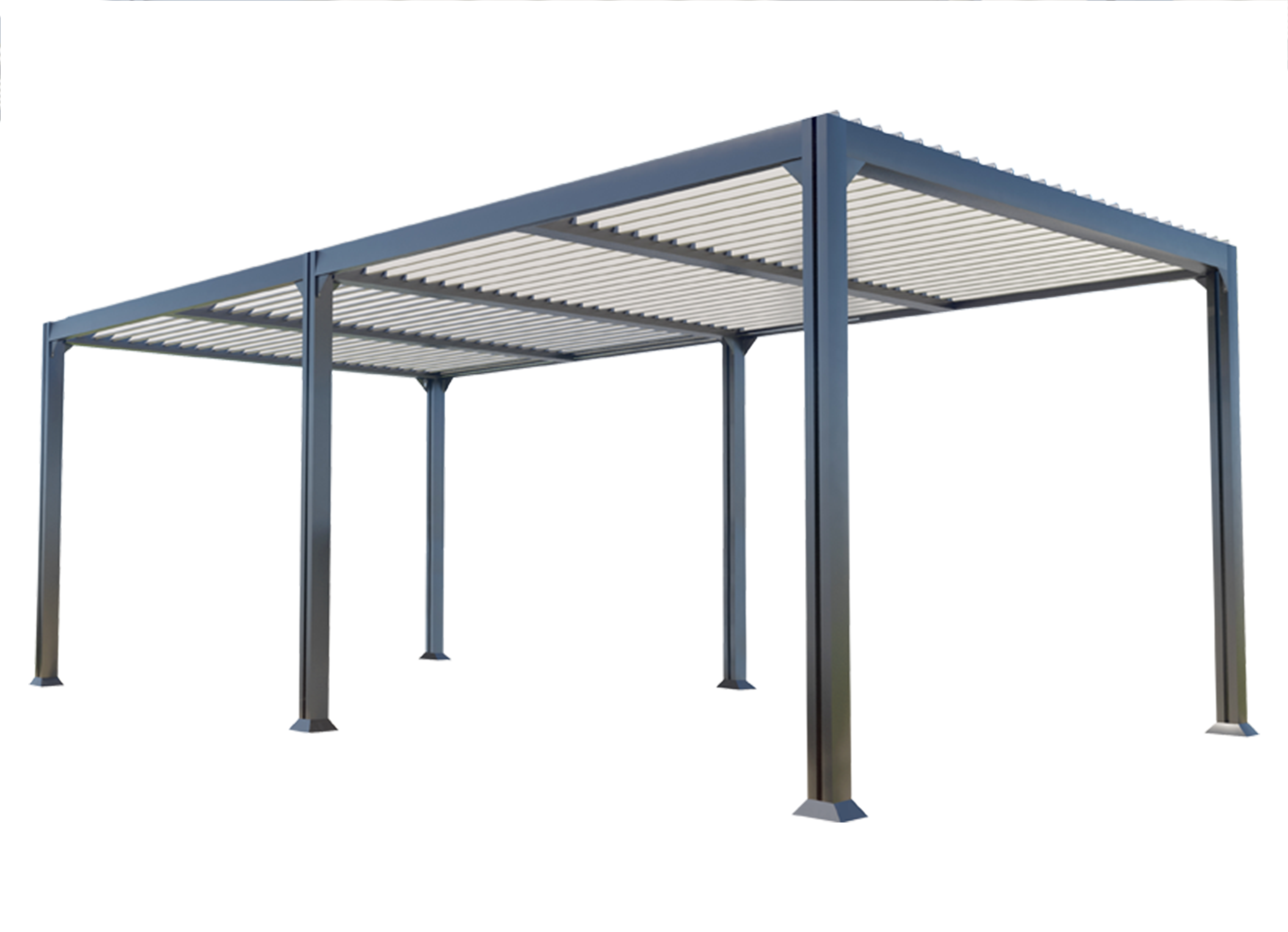 Couleurs du monde - Memphis - Pergola autoportante bioclimatique 3x6m en aluminium  - Couleurs du Monde - Image 3