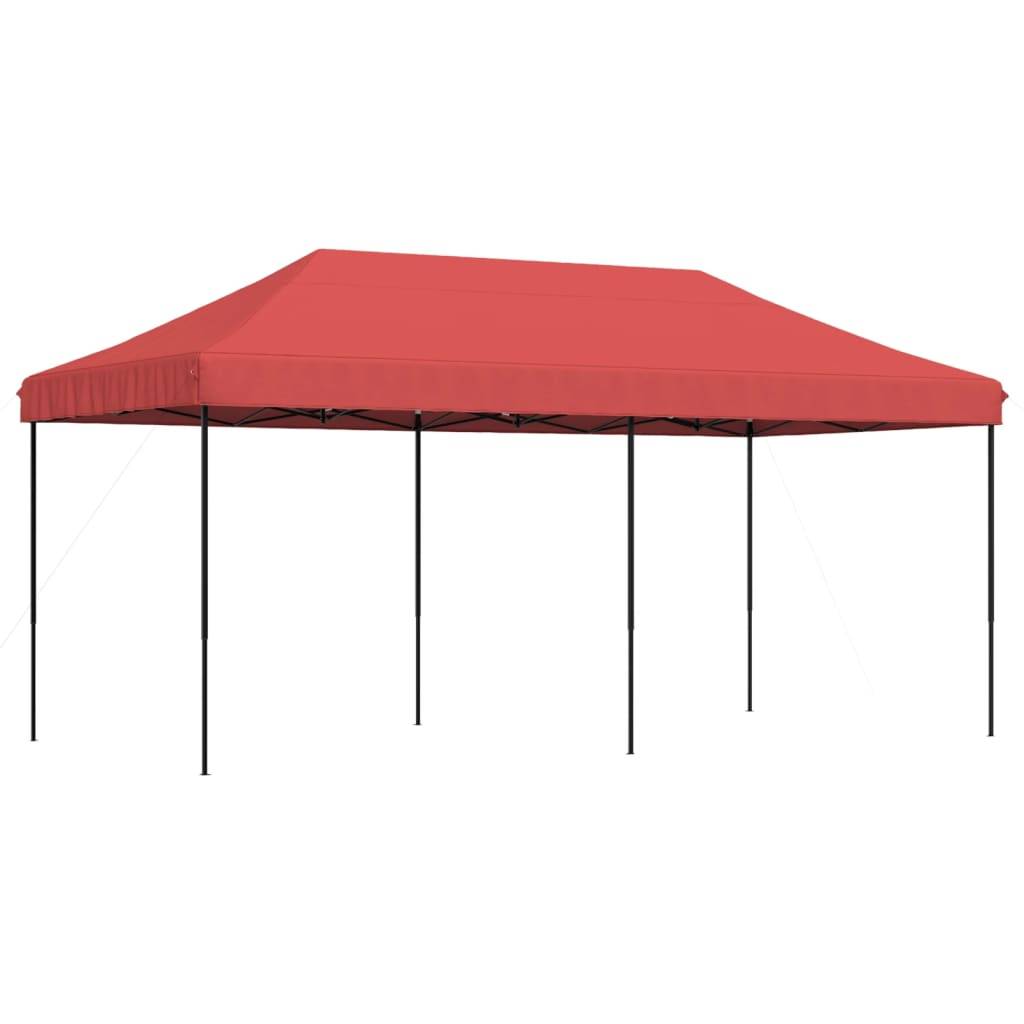 Tente de réception acier bordeaux 580 x 292 x 315 cm - PANGIVO - Image 2