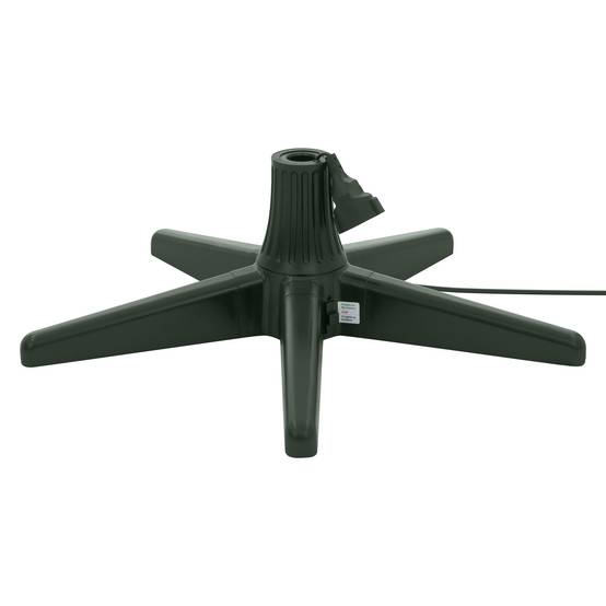 Ecd-Germany - Support de sapin de Noël électrique rotatif 360°, pied réglable et stable, base tournante pour arbre artificiel jusqu'à 2,4 m et 35 kg, 3 adaptateurs - Image 2