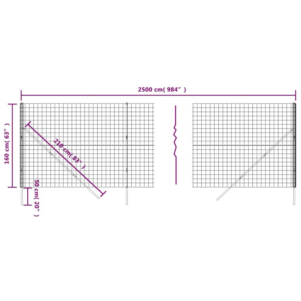 ComfortXL - Treillis Métallique Souple Clôture Sécurité Extérieure Protection 1,6x25m - ComfortXL Outdoor Living - Image 6