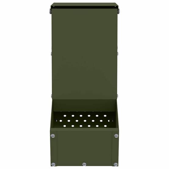 Distributeur Aliments Lapin Acier 1kg Jardin Durable Vert - ComfortXL Outdoor Living - Image 4