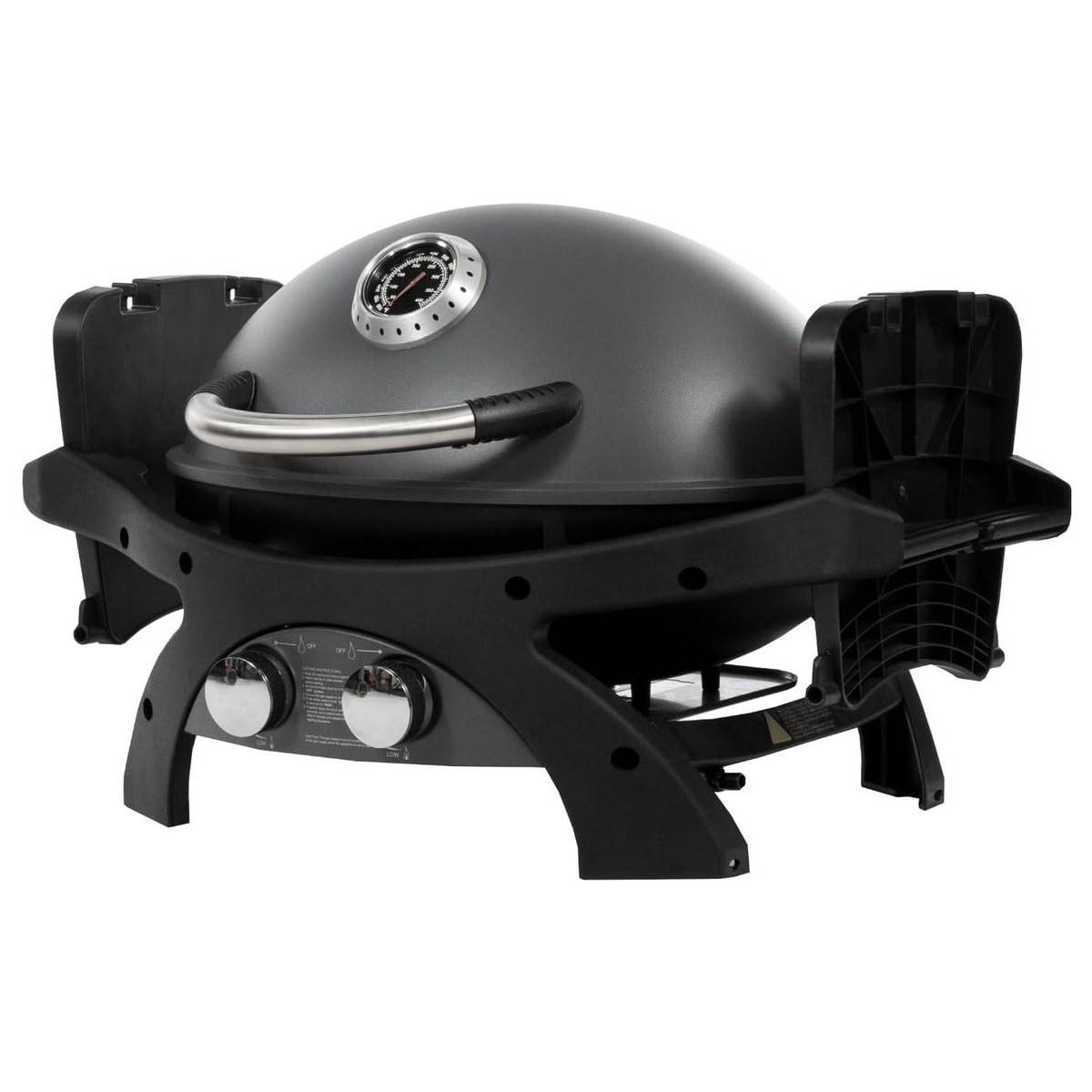 Barbecue à Gaz portable 5200W Grille de cuisson fonte émaillée 58 x 42.5 cm 2 Bruleurs PIT BOSS - Image 4