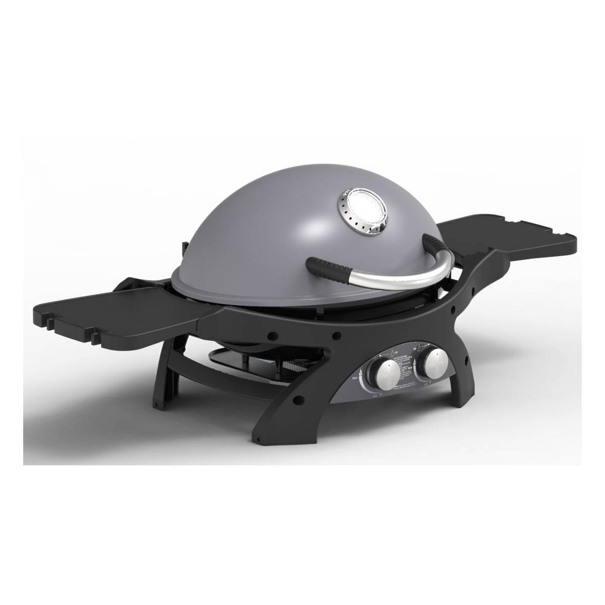 Barbecue à Gaz portable 5200W Grille de cuisson fonte émaillée 58 x 42.5 cm 2 Bruleurs PIT BOSS - Image 1