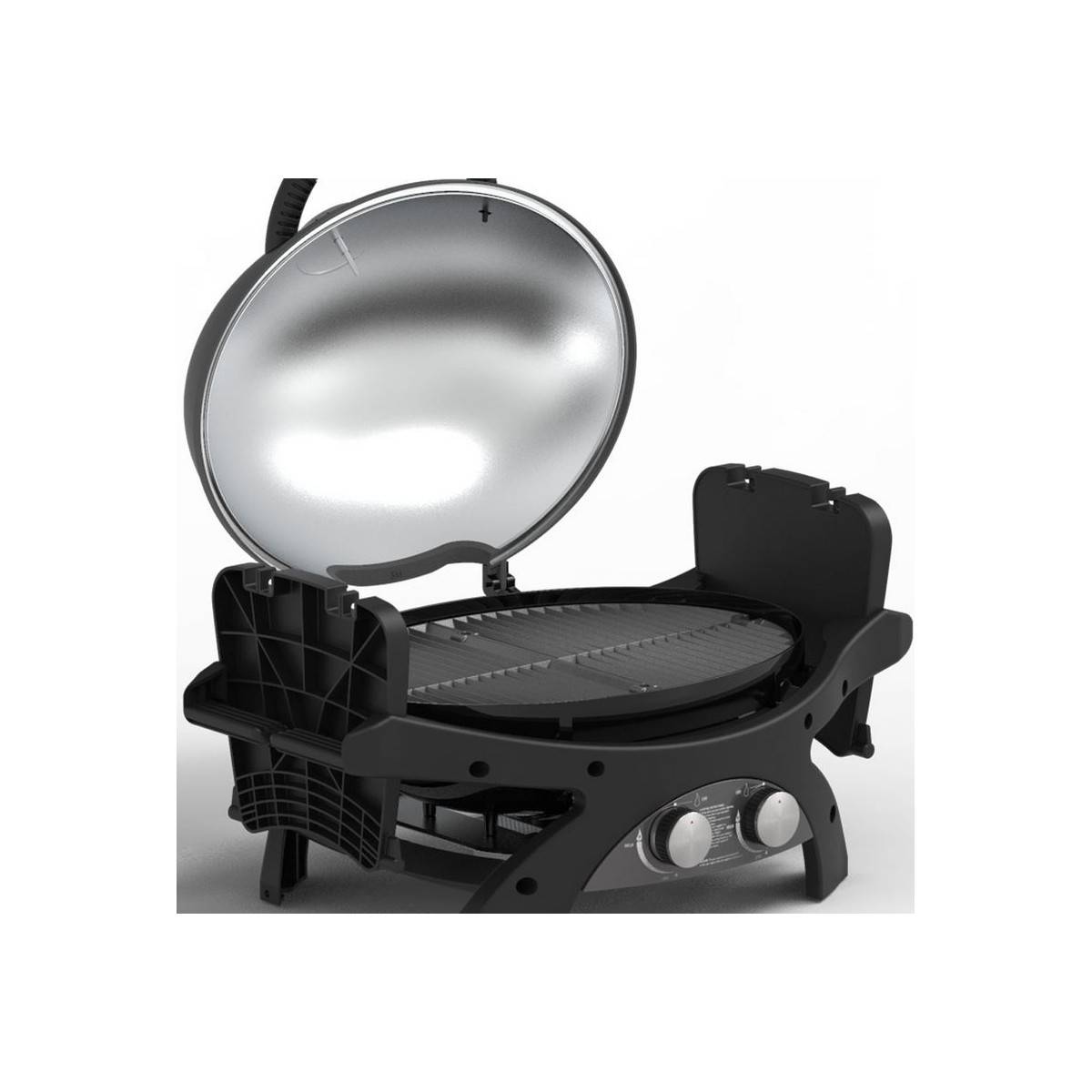 Barbecue à Gaz portable 5200W Grille de cuisson fonte émaillée 58 x 42.5 cm 2 Bruleurs PIT BOSS - Image 6