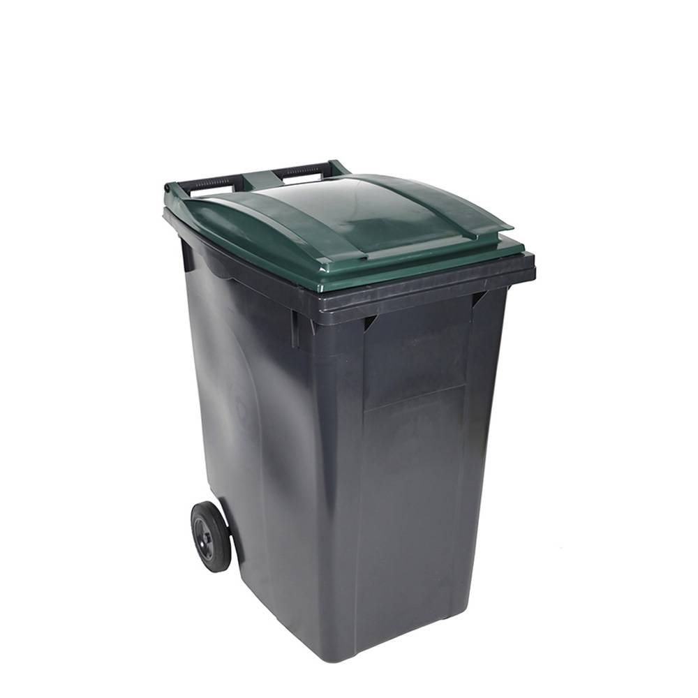 Bac roulant de tri sélectif 660l - Gamm vert