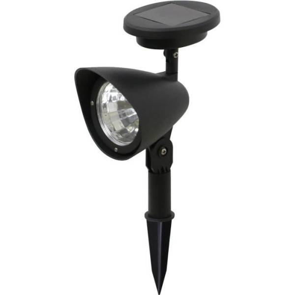 Spot solaire en plastique - 3 LED - Noir - GALIX - Image 3
