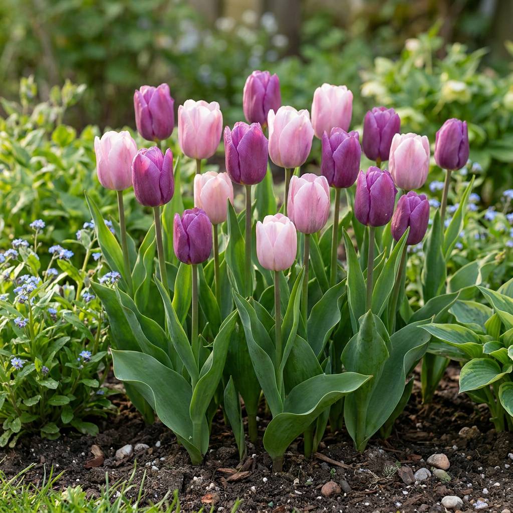 La Green Touch - Tulipe Macron en mélange - 24 bulbes - Image 2