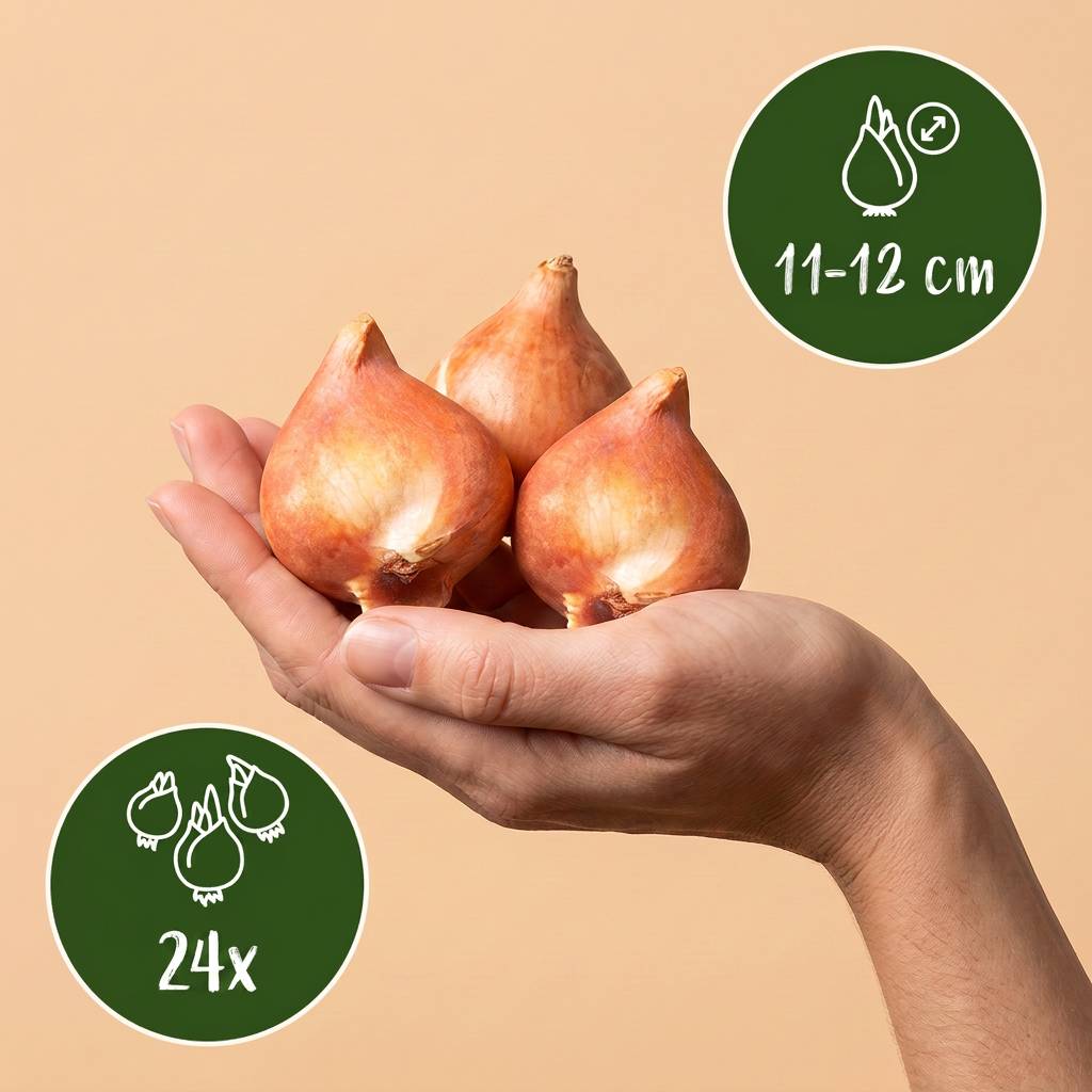 La Green Touch - Tulipe Macron en mélange - 24 bulbes - Image 3