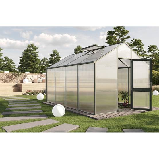 Serre de jardin 12,74m² KGT Dahlie IV, Vert - Image 3