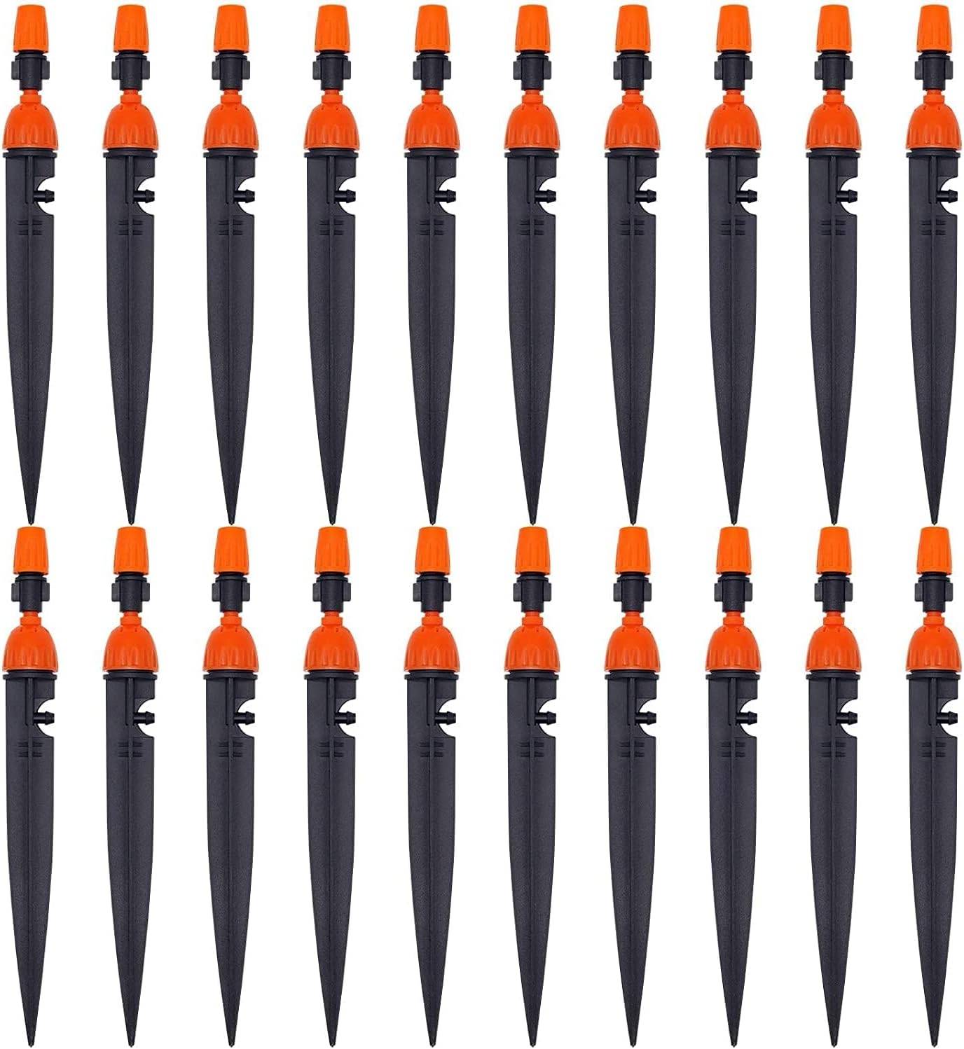 Arrosage automatique，Goutteur réglable à 360° - Système d'arrosage automatique pour jardin，irrigation goutte à goutte, 20 pièces-Lytech - Image 1