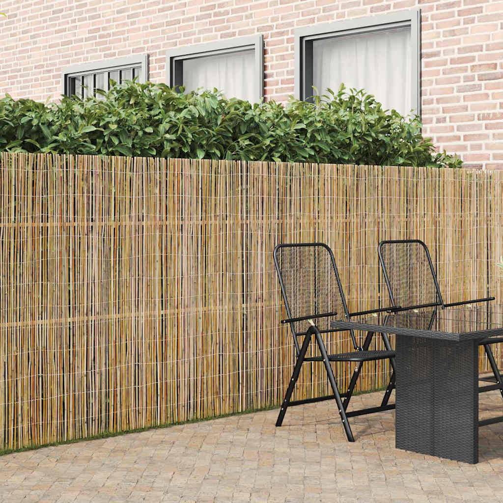 Clôture en bambou naturel 400 x 150 cm, Poids :14.6kg - PANGIVO - Image 1