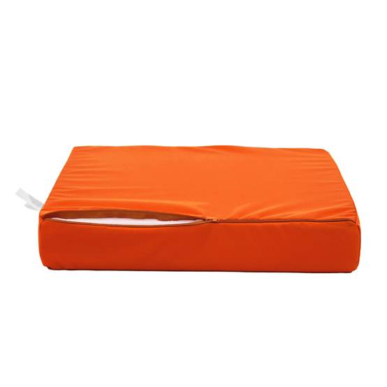 Coussins pour salon de jardin déhoussable 60x70cm Orange - Déco arts - Image 6