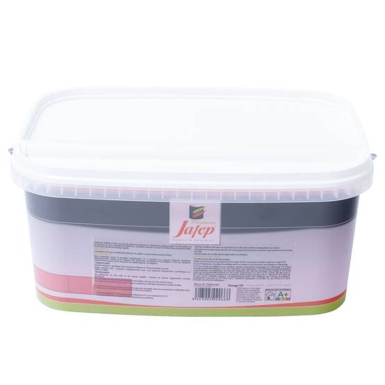 Peinture mur et plafond satinée rouge vif 2,5L Jafep - Image 4