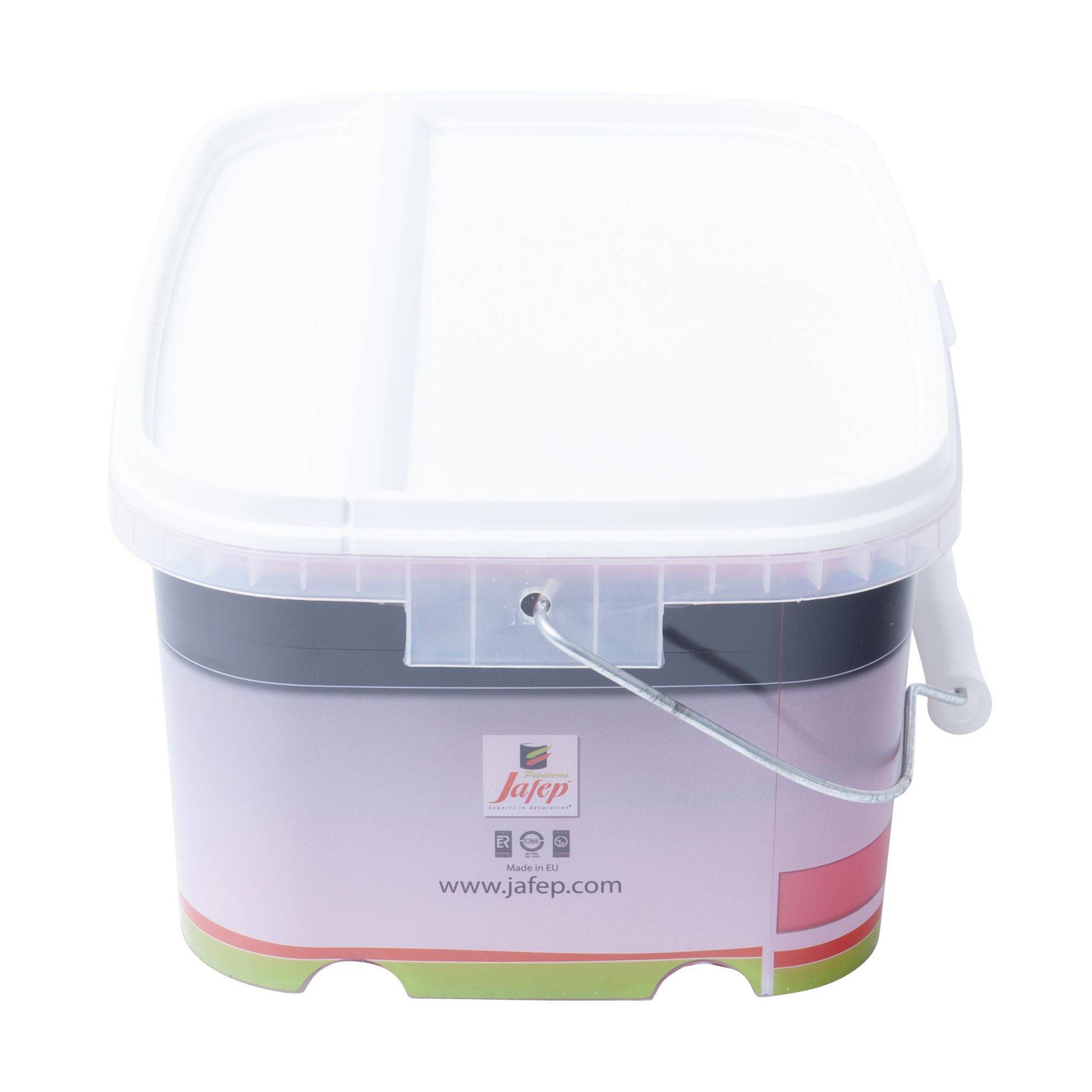 Peinture mur et plafond satinée rouge vif  2,5L  Jafep - Image 3