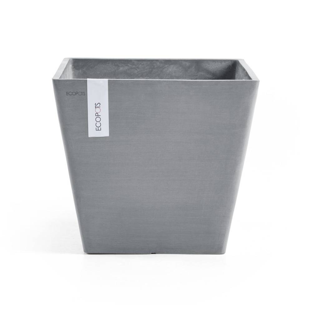 Ecopots - Pot Carré Rotterdam 50 Bleu Gris - 50 x 50 x H. 44 cm - 75 L ECOPOTS - Image 4