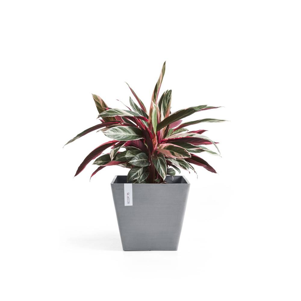 Ecopots - Pot Carré Rotterdam 50 Bleu Gris - 50 x 50 x H. 44 cm - 75 L ECOPOTS - Image 2