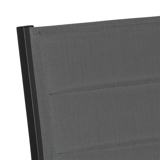 Happy Garden - Salon de jardin VENEZIA extensible en textilène gris 10 places - aluminium anthracite - HAPPY GARDEN - Image 6