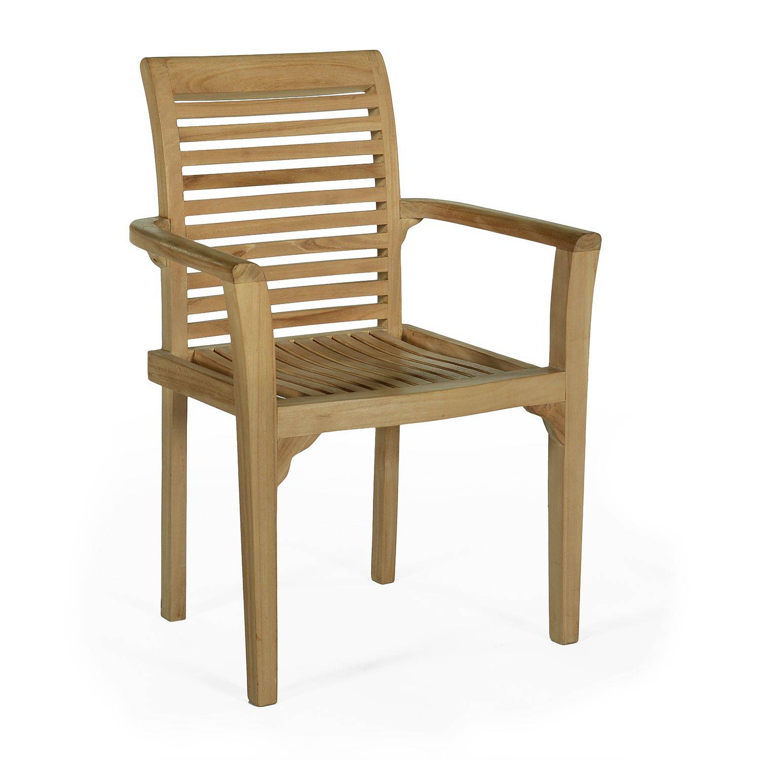 Fauteuil de jardin en teck massif Samoa - TECK'Attitude - Image 1