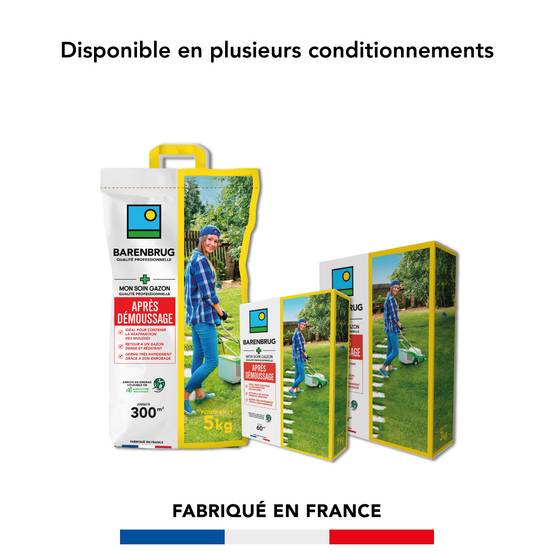 Soin Après Démoussage - Limite Réapparition Mousses - Gazon Dense et Résistant - Germe Très Rapidement - Semences avec Enrobage - 3KG - BARENBRUG - Image 6