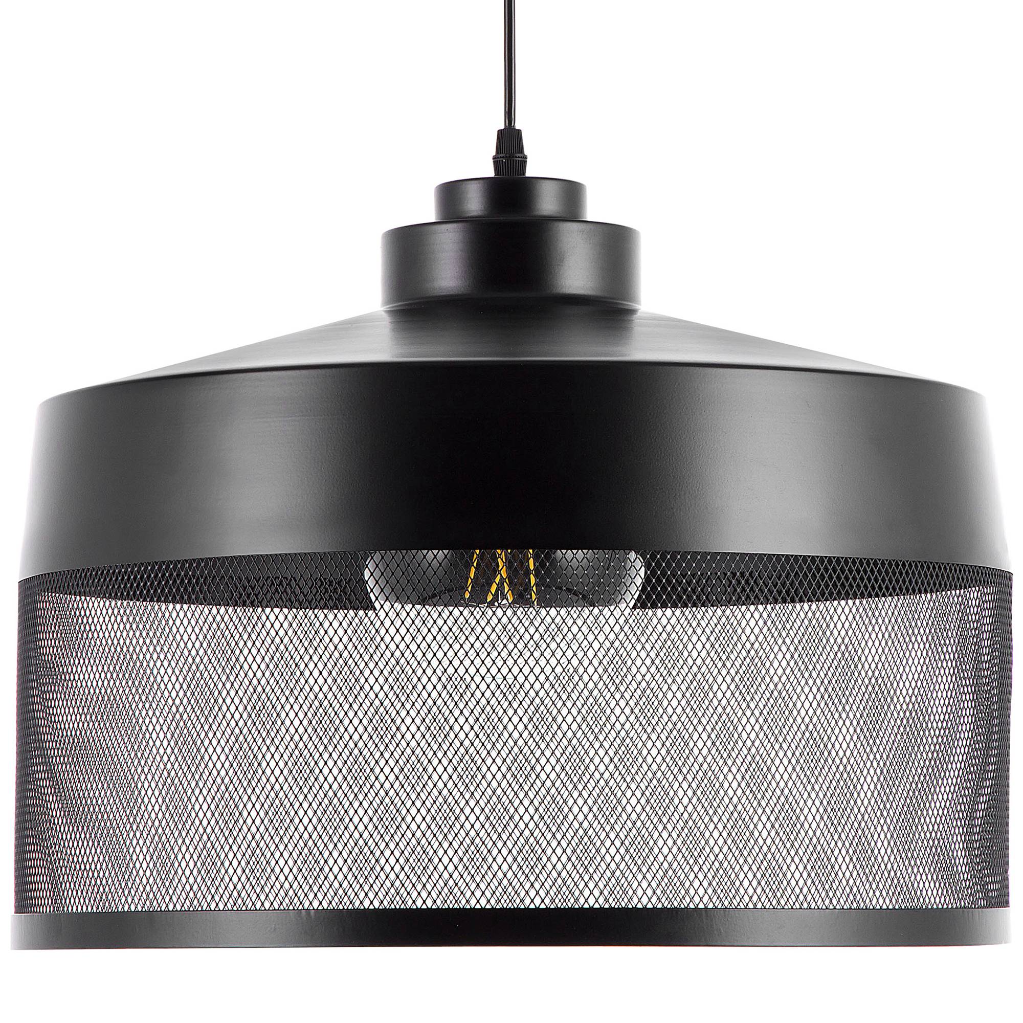 Beliani - Lampe suspension Métal Noir CARDENER - 41x41x99- Beliani - Image 2