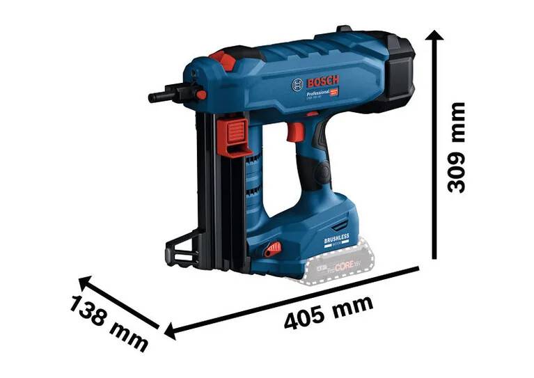 Bosch - Cloueur sans-fil GNB 18V-40 BOSCH - sans batterie, ni chargeur - L-Boxx - 06019L7004 - Image 2