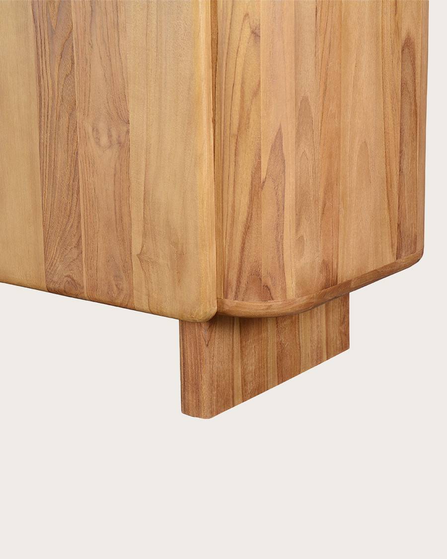Cahya - Buffet bas en bois massif de teck recyclé 170 cm - UNIQKA - Image 8