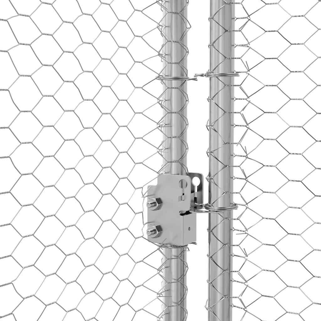 Enclos Poulailler XXL 800x200cm en Acier Galvanisé avec Bâche de Protection, Volière Sécurisée pour Animaux de Basse-Cour – ComfortXL Outdoor Living - Image 6