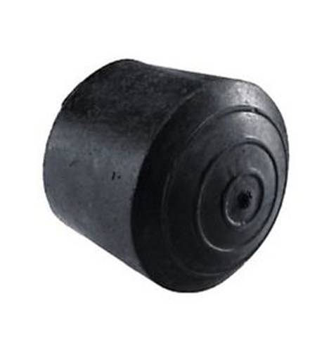 Embout caoutchouc coiffant noir diamètre 25mm - CIVIC INDUSTRIE - 19563548