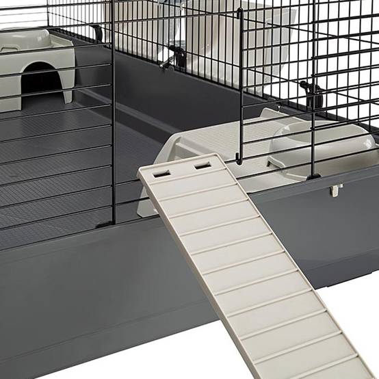 Ferplast - FERPLAST Cage pour Rongeurs RABBIT 140 pour Lapins, Cochons d'Inde, Cochons d'Inde, en Métal, Accessoires inclus : Mangeoires, Abreuvoirs, Abreuvoirs, - Image 8