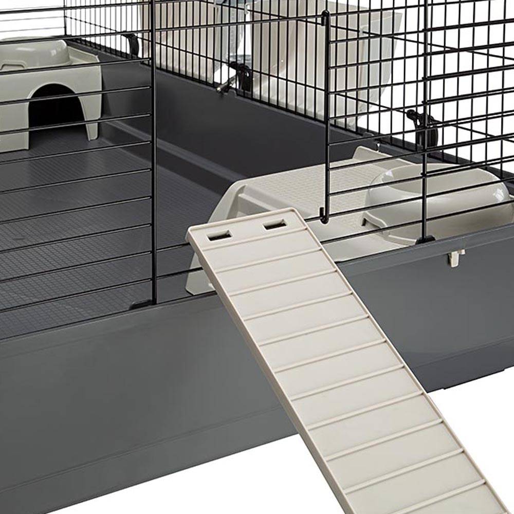Ferplast - FERPLAST Cage pour Rongeurs RABBIT 140 pour Lapins, Cochons d'Inde, Cochons d'Inde, en Métal, Accessoires inclus : Mangeoires, Abreuvoirs, Abreuvoirs, - Image 8