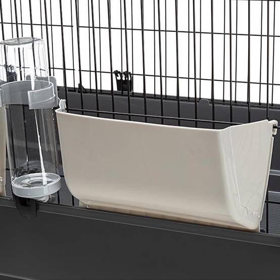 Ferplast - FERPLAST Cage pour Rongeurs RABBIT 140 pour Lapins, Cochons d'Inde, Cochons d'Inde, en Métal, Accessoires inclus : Mangeoires, Abreuvoirs, Abreuvoirs, - Image 7