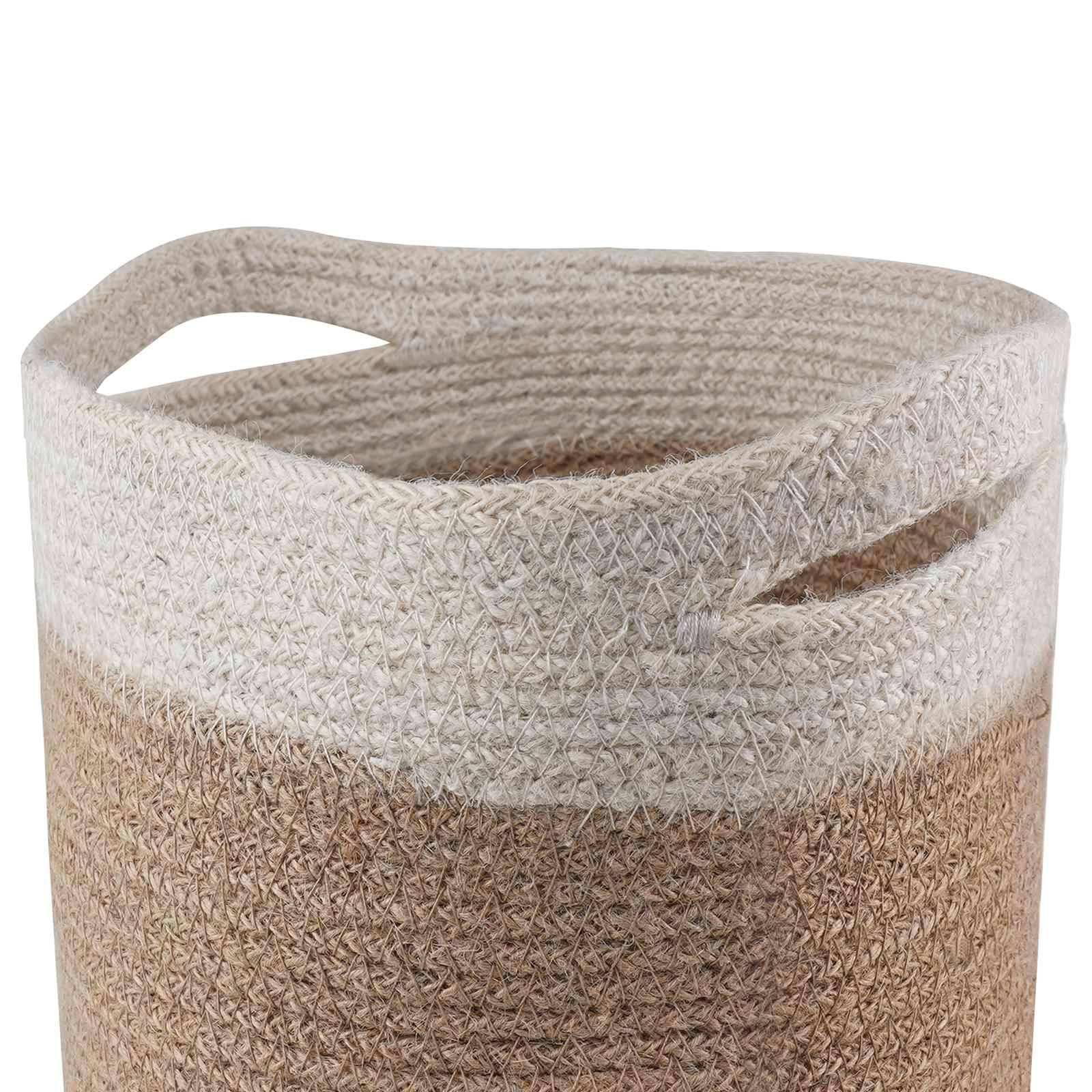 Vidaxl - Ensemble de Pots à Plantes 2 pc Naturel et Blanc Ø 21 x 21 cm vidaXL 42012246 - Image 6