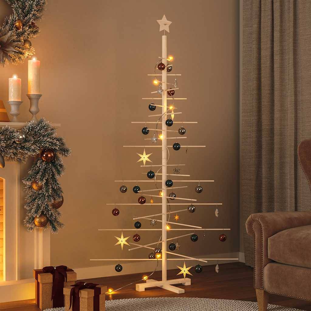 Maison Chic - Sapin de Noël | Arbre de Noël en bois pour décoration 180 cm bois massif de pin Maison Chic - Image 2