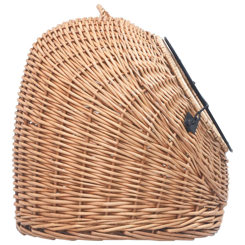 Vidaxl - Cage de transport pour chats 50x42x40 cm Saule naturel vidaXL 170908 - Image 7