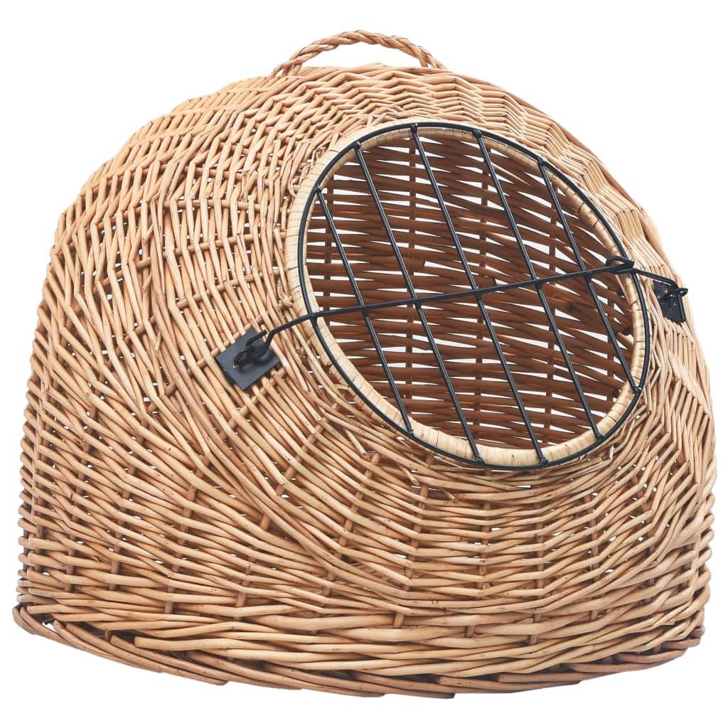 Vidaxl - Cage de transport pour chats 50x42x40 cm Saule naturel vidaXL 170908 - Image 9