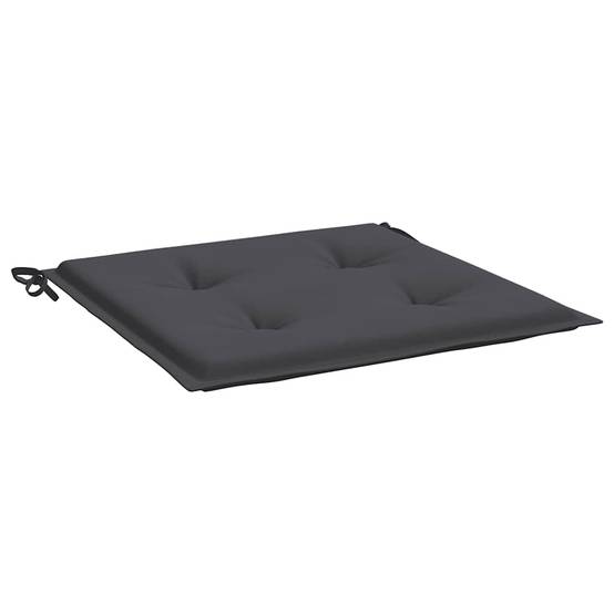 Coussins de chaise de jardin polyester anthracite 40 x 40 x 4 cm, poids:0.37kg - PANGIVO - Image 5