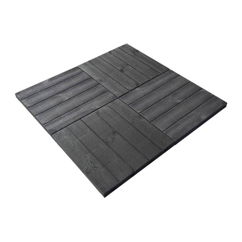 Dalle PVC clipsable autoportante "Effet bois" - Marron taupe 39 x 39 cm - ArtPlast - Image 7