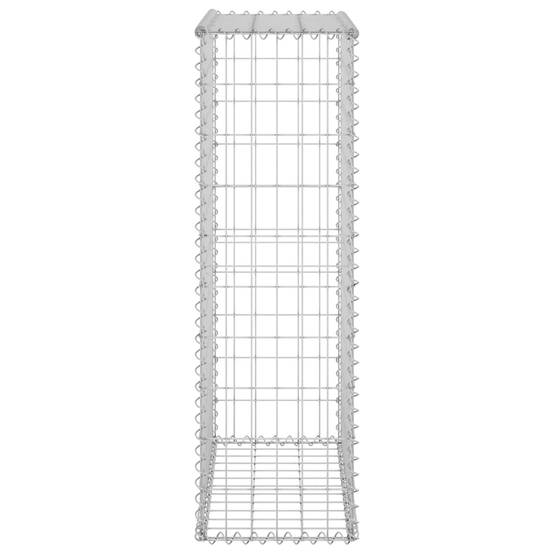 PANGIVO - Mur en gabion avec couvercles Acier galvanisé argenté 60 x 30 x 100 cm - PANGIVO - Image 5