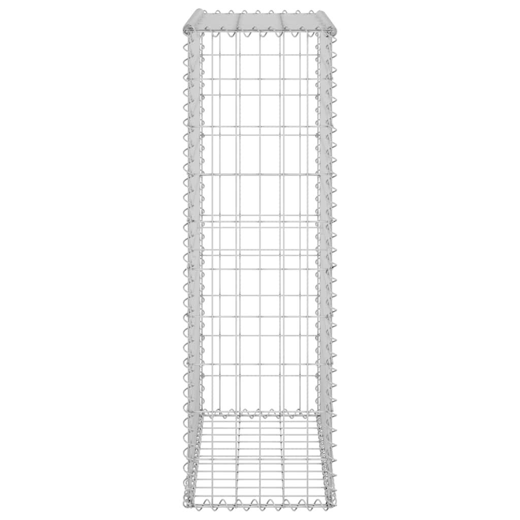 PANGIVO - Mur en gabion avec couvercles Acier galvanisé argenté 60 x 30 x 100 cm - PANGIVO - Image 5