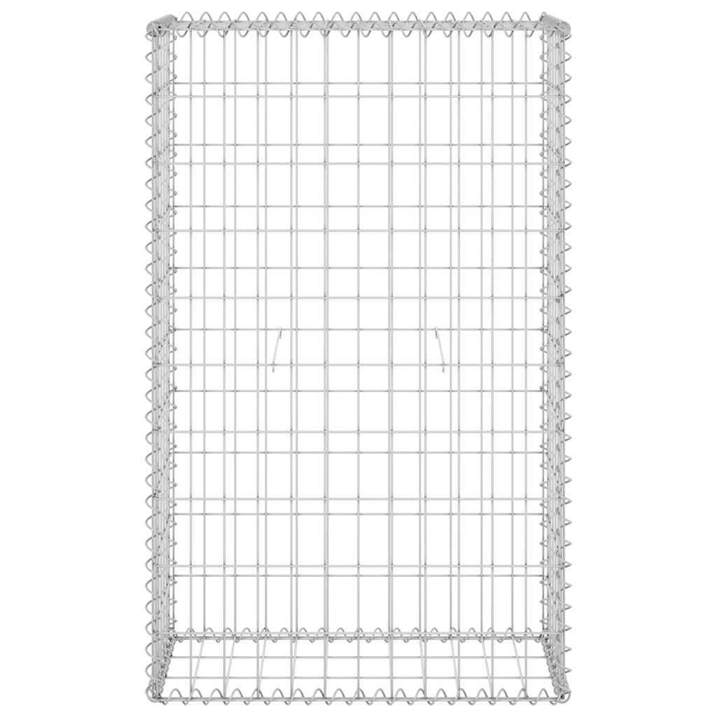 PANGIVO - Mur en gabion avec couvercles Acier galvanisé argenté 60 x 30 x 100 cm - PANGIVO - Image 4