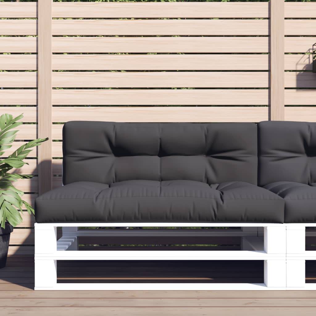 ComfortXL - Set de Coussins Palette Grand Format Tissu Imperméable pour Salon de Jardin Anthracite 120x80cm – ComfortXL Outdoor Living - Image 1