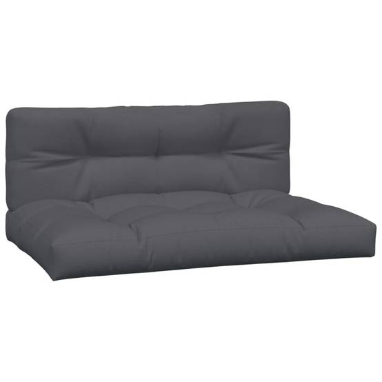 ComfortXL - Set de Coussins Palette Grand Format Tissu Imperméable pour Salon de Jardin Anthracite 120x80cm – ComfortXL Outdoor Living - Image 2