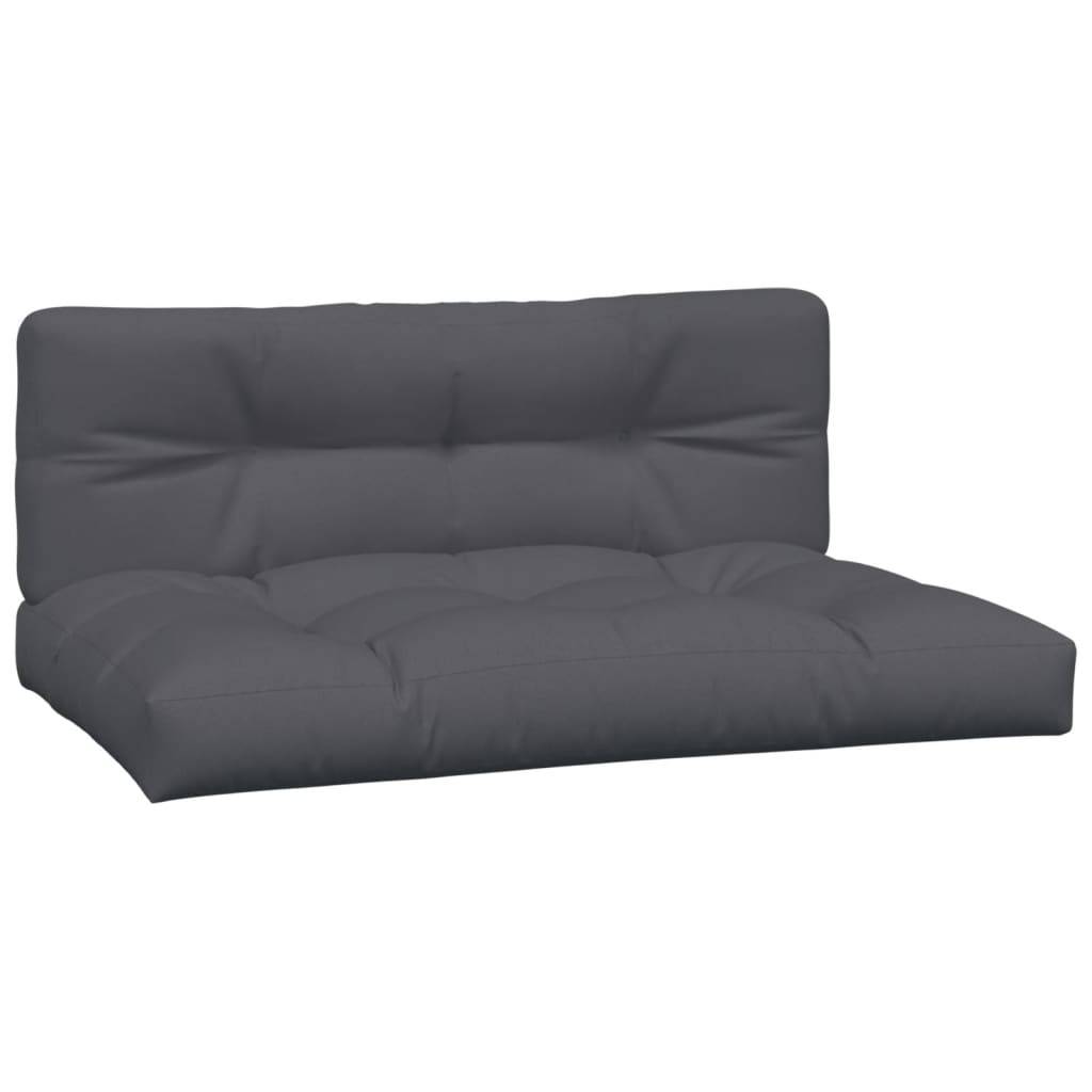 ComfortXL - Set de Coussins Palette Grand Format Tissu Imperméable pour Salon de Jardin Anthracite 120x80cm – ComfortXL Outdoor Living - Image 2