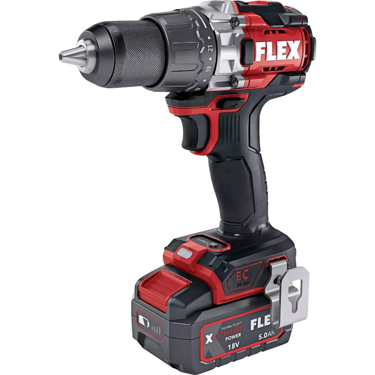 Perceuse-visseuse sans fil - 18V - FLEX - 2 Vitesses + mode Turbo + L-Boxx + Batterie + Chargeur - 531274 - Image 3