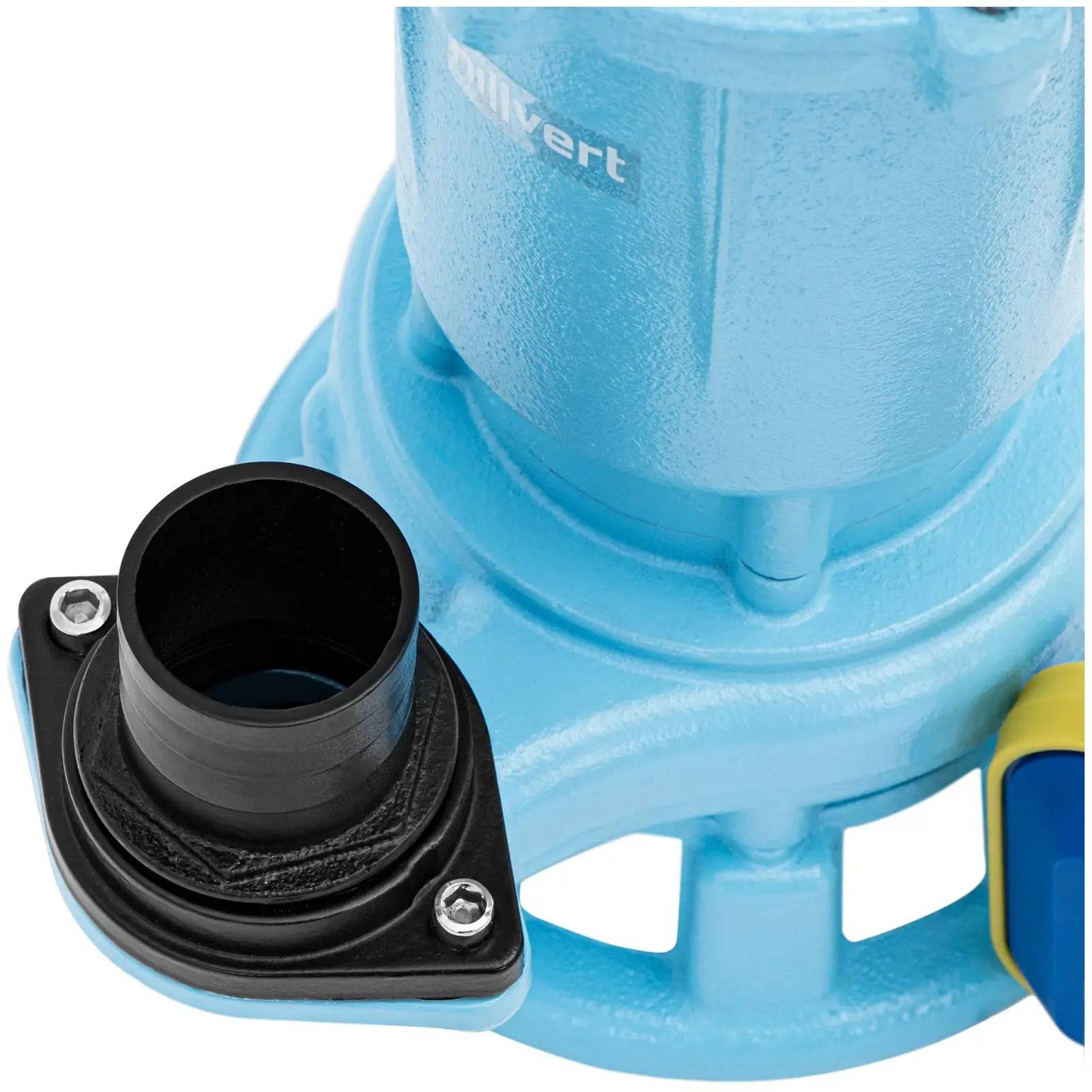 Pompe immergée 500 l/min 2100 watts interrupteur à flotteur broyeur aluminium fonte de fer - Image 4