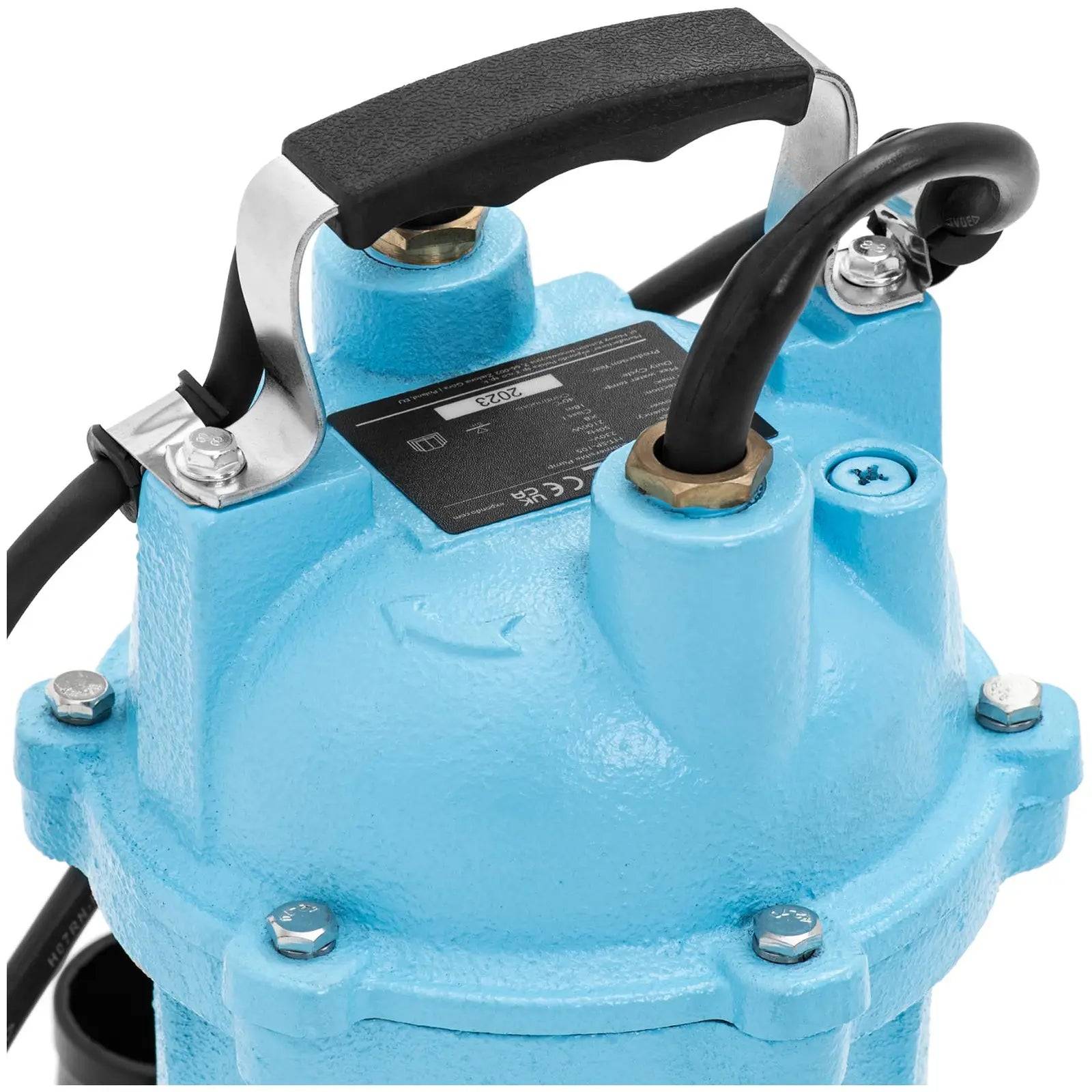 Pompe immergée 500 l/min 2100 watts interrupteur à flotteur broyeur aluminium fonte de fer - Image 3