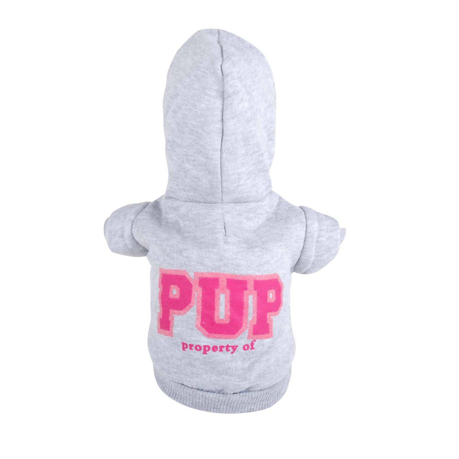 Sans Marque - Sweat à capuche pour chien Pup - Taille L - Gris - Dogi