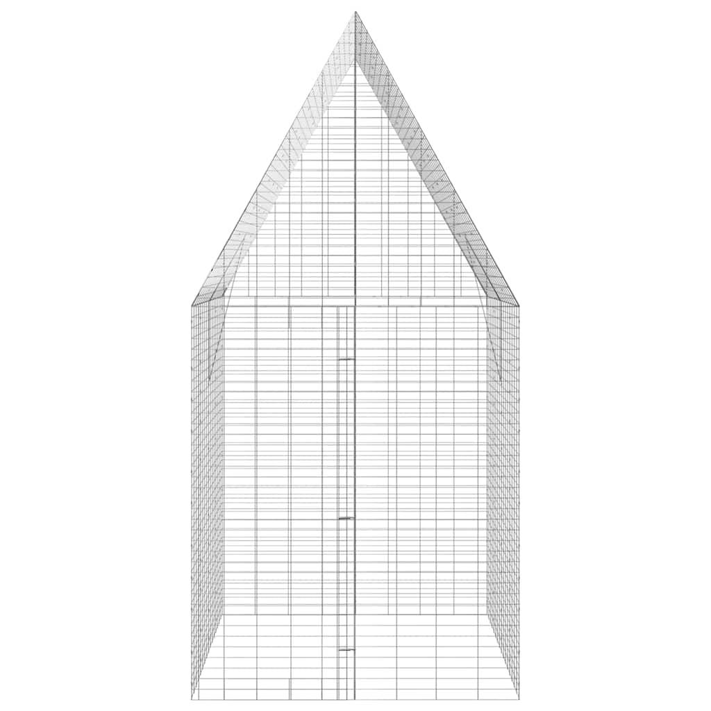 Vidaxl - Cage pour lapins Argenté 200 x 100 x 210 cm Acier galvanisé vidaXL 42019241 - Image 9