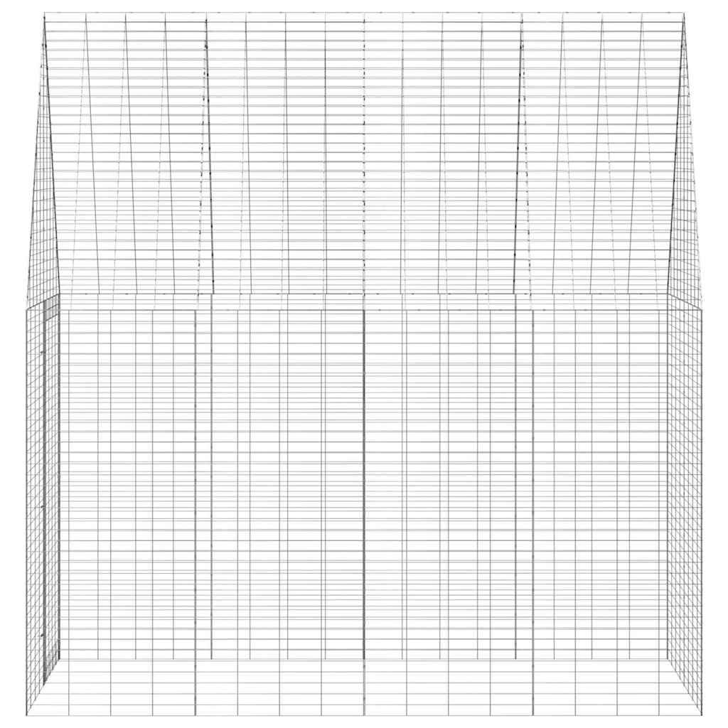 Vidaxl - Cage pour lapins Argenté 200 x 100 x 210 cm Acier galvanisé vidaXL 42019241 - Image 8
